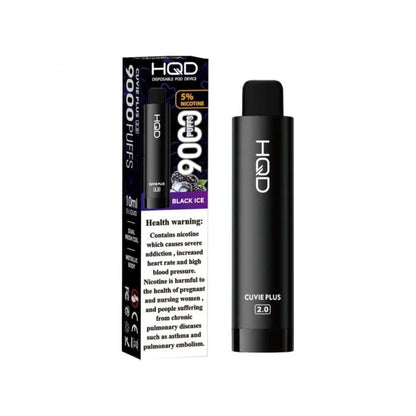 HQD Cuvie Plus 2.0 9000 Puffs Disposable Vape