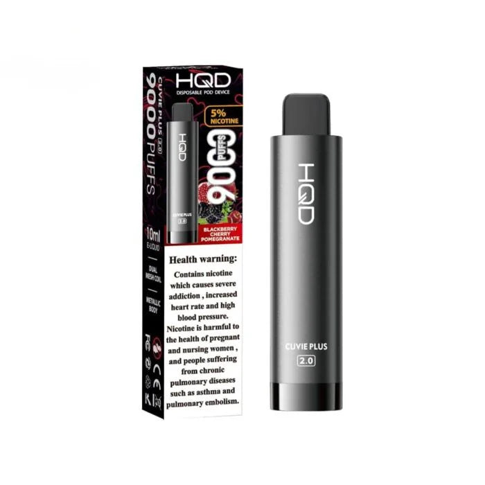 HQD Cuvie Plus 2.0 9000 Puffs Disposable Vape