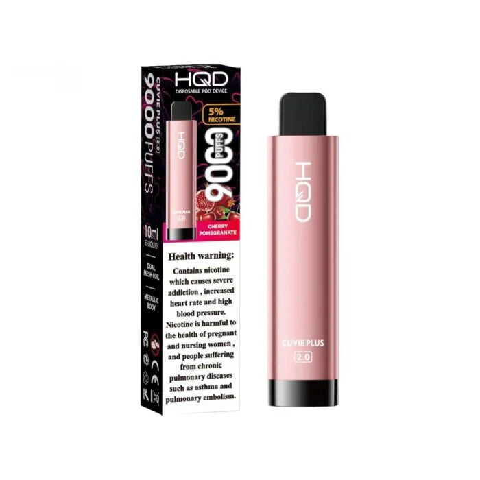 HQD Cuvie Plus 2.0 9000 Puffs Disposable Vape