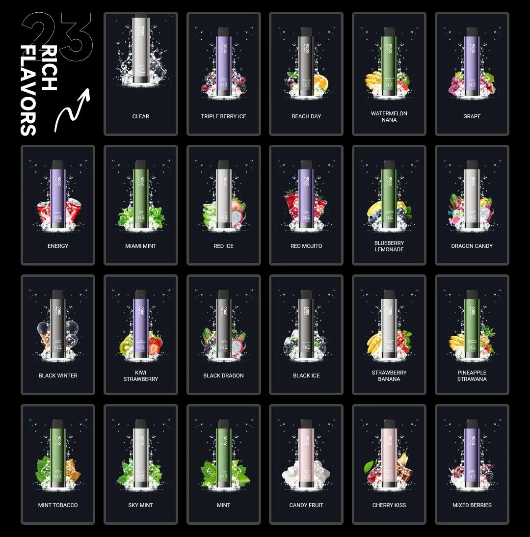 HQD Cuvie Plus 2.0 9000 Puffs Disposable Vape
