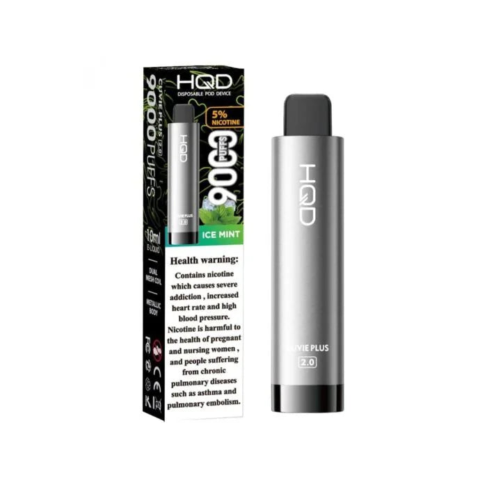 HQD Cuvie Plus 2.0 9000 Puffs Disposable Vape