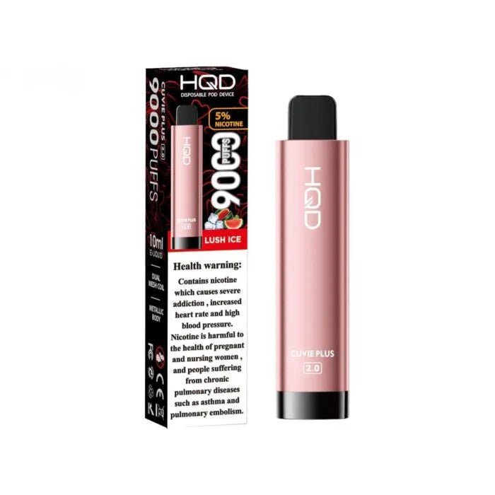 HQD Cuvie Plus 2.0 9000 Puffs Disposable Vape