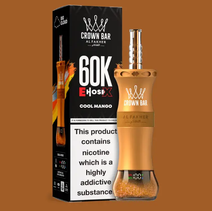 Al Fakher Crown Bar E-Hose X 60000 Puffs Disposable Vape