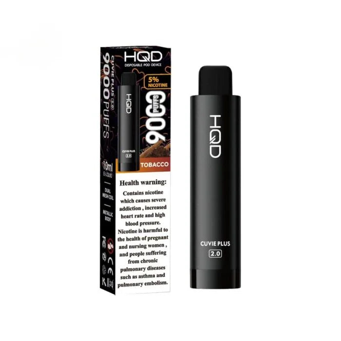 HQD Cuvie Plus 2.0 9000 Puffs Disposable Vape