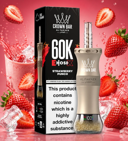 Al Fakher Crown Bar E-Hose X 60000 Puffs Disposable Vape